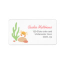 Search for seaweed return address labels Cute