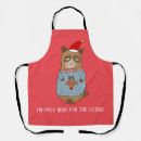 Search for funny cat aprons Sarcastic