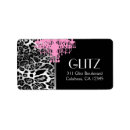 Search for chandelier return address labels Pink