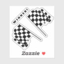 Search for auto racing flag stickers Sports