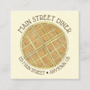 Search for waffles business cards Bakery