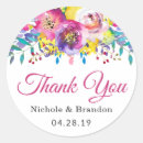 Search for gold purple wedding stickers Watercolor