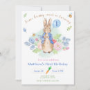 Search for peter rabbit birthday invitations For kids