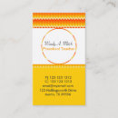 Search for middle school business cards Colourful