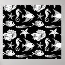 Search for black and white fish art Animal