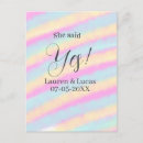 Search for engagement party postcards She said yes