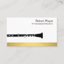 Search for clarinet business cards Flute
