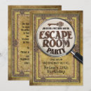 Search for adventure birthday invitations Vintage
