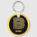 Search for monogram b key rings Elegant