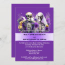 Search for goth halloween invitations Skull