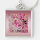 Search for beautiful white rose key rings For her