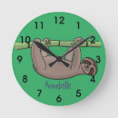 Search for cute sloth clocks Cartoon