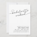 Search for minimalist hen party invitations Bachelorette weekend