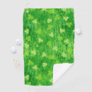 Search for shamrock golf towels Lucky