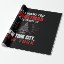Search for new york christmas wrapping paper City