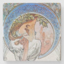Search for alphonse mucha coasters Nouveau