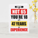 Search for funny 65th birthday cards Sixty five