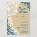 Search for elegant peacock bridal shower invitations Feathers