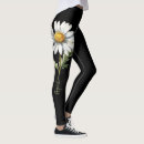 Search for black and white daisy leggings For her