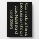 Search for funny best friend plaques Friends