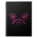 Search for pink pig notebooks Funny