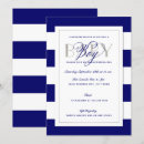 Search for navy and silver baby shower invitations Typography