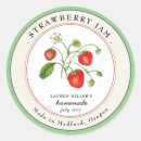 Search for strawberry jam stickers Vintage