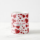 Search for red rose heart mugs Cute