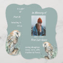 Search for barn owl invitations Funeral
