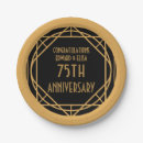 Search for anniversary plates Gold