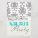Search for aqua blue and silver invitations Grey