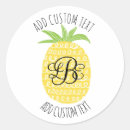 Search for pineapple fruit stickers Hawaiian