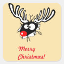 Search for red nose reindeer stickers Cute