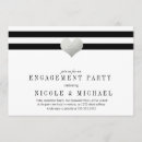 Search for foil engagement party invitations Gold