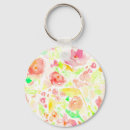 Search for colorful key rings Watercolor