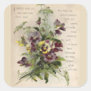 Search for purple pansy stickers Elegant