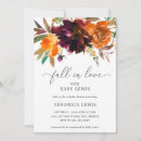 Search for burgundy floral baby shower invitations Fall in love