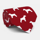 Search for red and white pattern ties For him