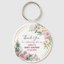 Search for fuchsia flower key rings For her