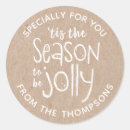 Search for rustic christmas stickers Typography