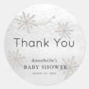 Search for snowflake thank you stickers Glitter