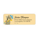 Search for animated return address labels Nostalgic bear image