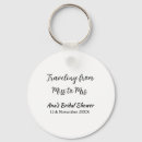Search for bride monogram key rings Bridal shower