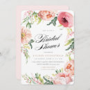 Search for blush pink bridal shower invitations Flowers