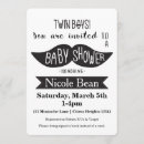 Search for black twins baby shower invitations Typography