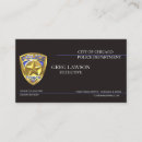 Search for sheriff business cards Chief of police