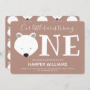 Search for polar bear birthday invitations Gender neutral
