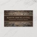 Search for bricklayer business cards Professional