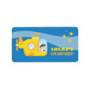 Search for submarine return address labels Ocean