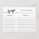 Search for handwritten recipe Black and white